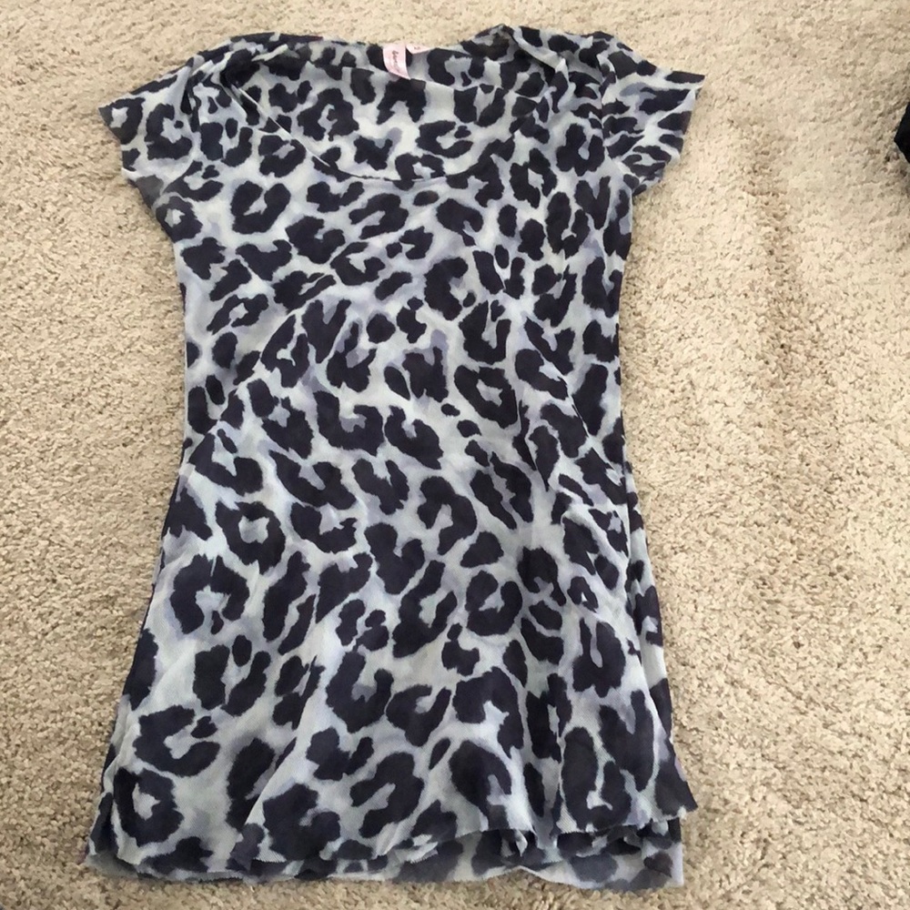 Sweet Pea Black Leopard Top